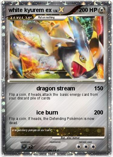 Pokemon white kyurem ex