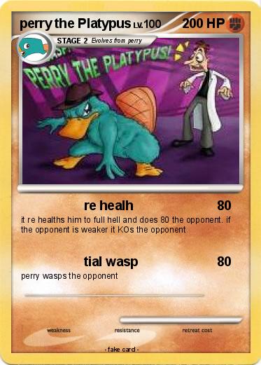 Pokemon perry the Platypus