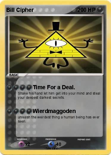 Pokemon Bill Cipher