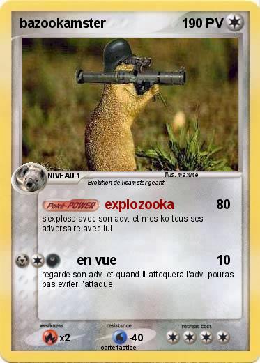 Pokemon bazookamster