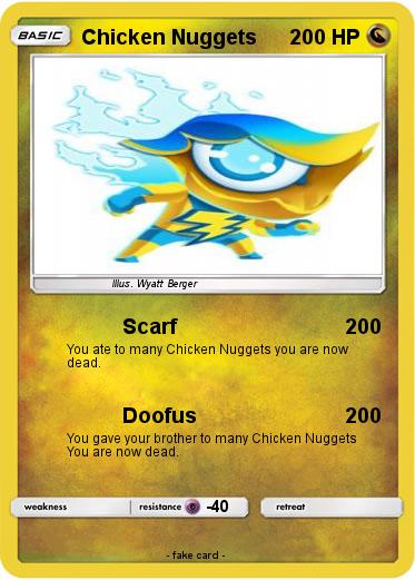 Pokemon Chicken Nuggets