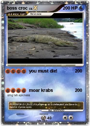 Pokemon boss croc