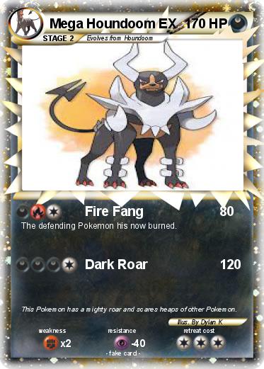 Pokemon Mega Houndoom EX