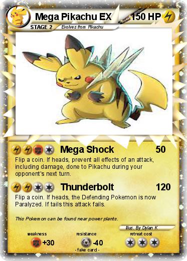 Pokemon Mega Pikachu EX
