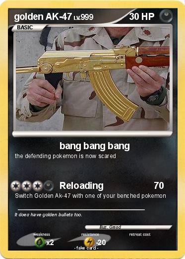 Pokemon golden AK-47