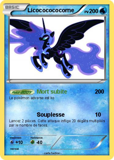 Pokemon Licococococorne