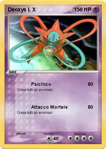 Pokemon Deoxys l. X