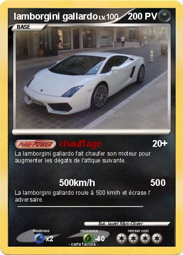 Pokemon lamborgini gallardo