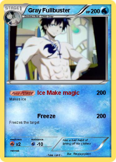 Pokemon Gray Fullbuster