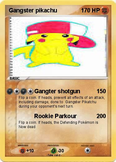 Pokemon Gangster pikachu