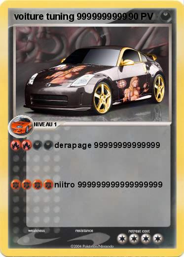 Pokemon voiture tuning 9999999999