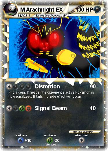 Pokemon M Arachnight EX