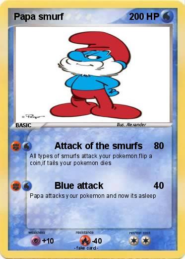 Pokemon Papa smurf