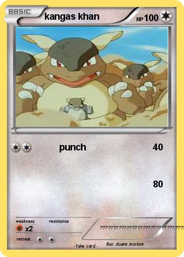Pokemon kangas khan