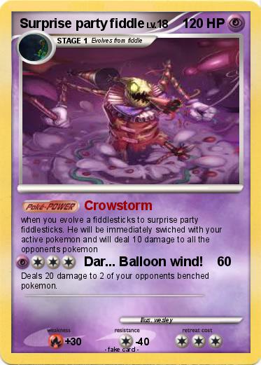 Pokemon Surprise party fiddle