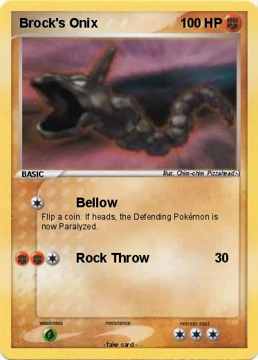 Pokemon Brock's Onix