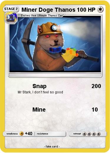 Pokemon Miner Doge Thanos
