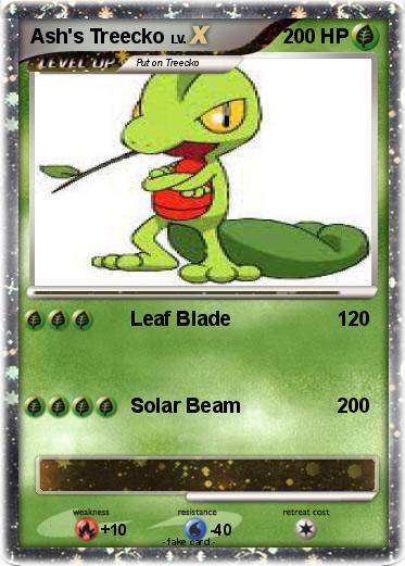 Pokemon Ash's Treecko