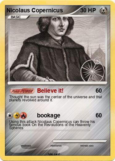 Pokemon Nicolaus Copernicus