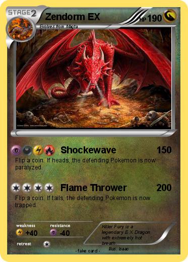 Pokemon Zendorm EX