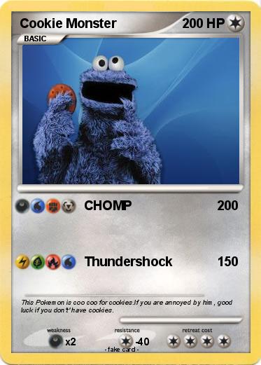 Pokemon Cookie Monster