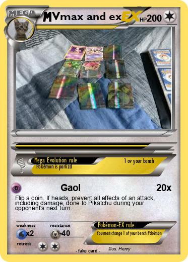Pokemon Vmax and ex