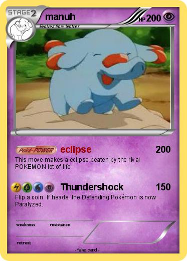 Pokemon manuh