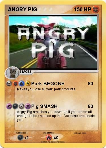 Pokemon ANGRY PIG