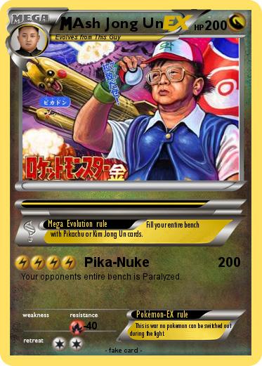 Pokemon Ash Jong Un
