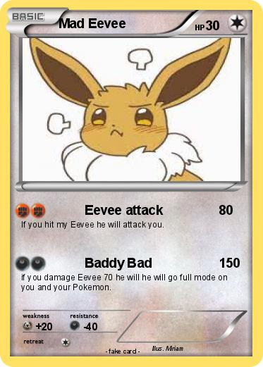 Pokemon Mad Eevee