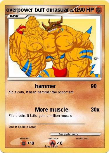 Pokemon overpower buff dinasuar