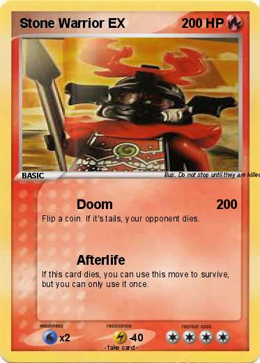 Pokemon Stone Warrior EX