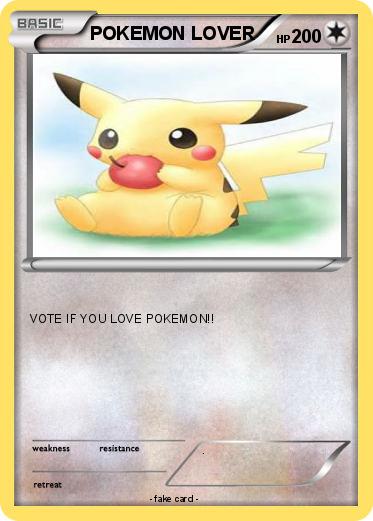Pokemon POKEMON LOVER