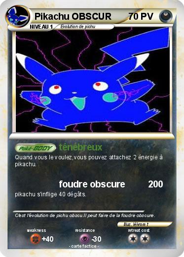 Pokemon Pikachu OBSCUR