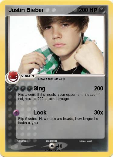 Pokemon Justin Bieber