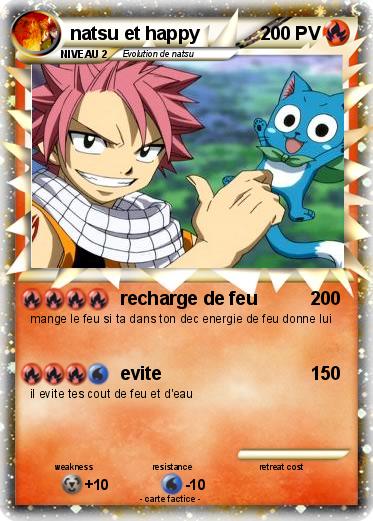 Pokemon natsu et happy