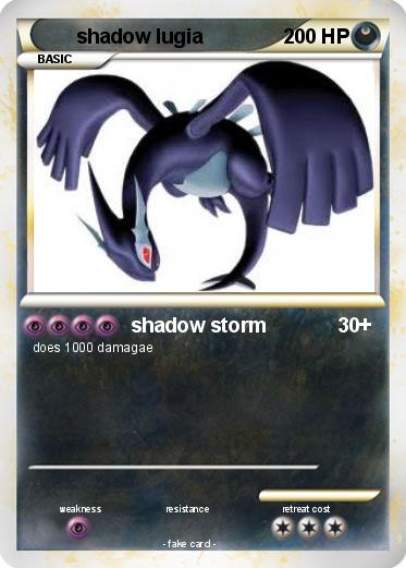 Pokemon shadow lugia