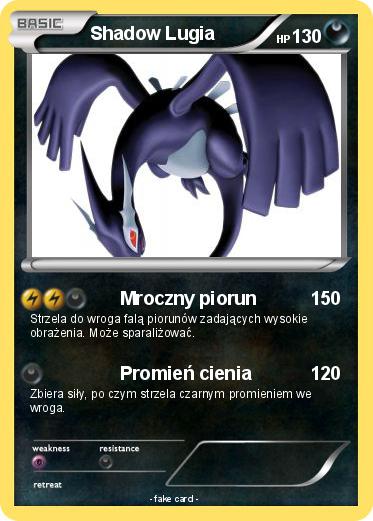 Pokemon Shadow Lugia