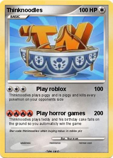 Pokemon Thinknoodles