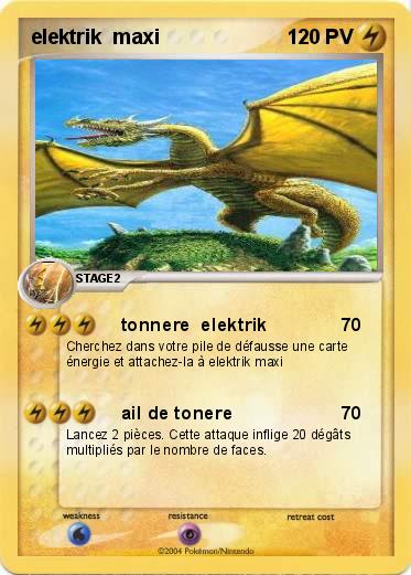 Pokemon elektrik  maxi  