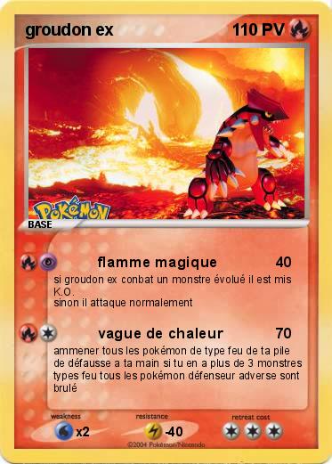 Pokemon groudon ex
