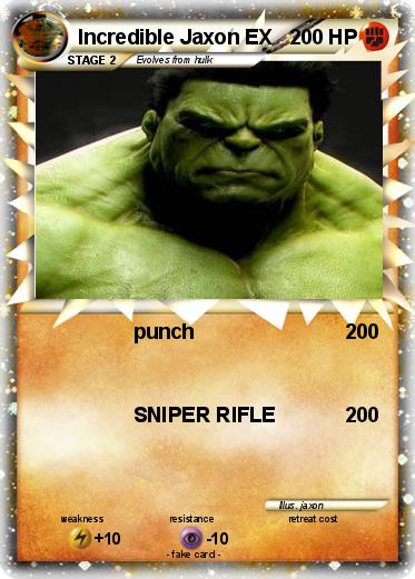 Pokemon Incredible Jaxon EX