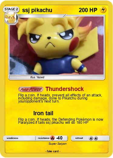 Pokemon ssj pikachu