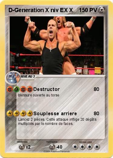 Pokemon D-Generation X niv EX X