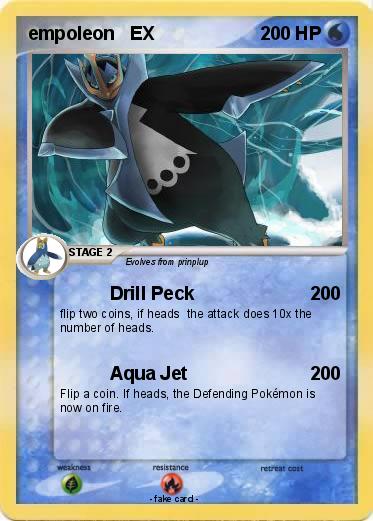 Pokemon empoleon   EX