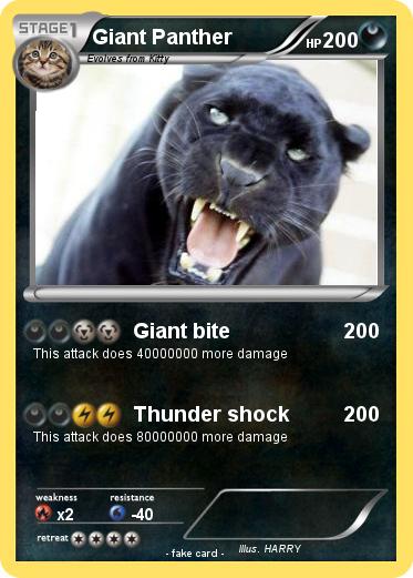 Pokemon Giant Panther
