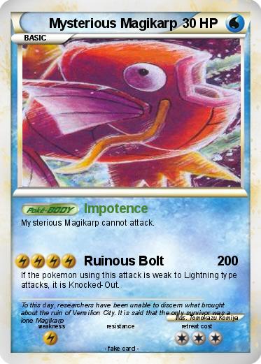 Pokemon Mysterious Magikarp