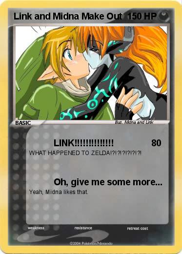 Pokemon Link and Midna Make Out
