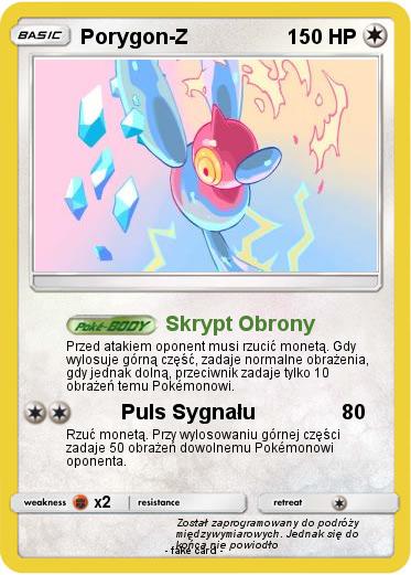 Pokemon Porygon-Z