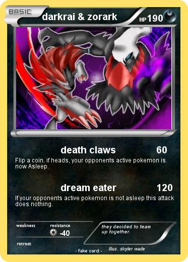 Pokemon darkrai & zorark